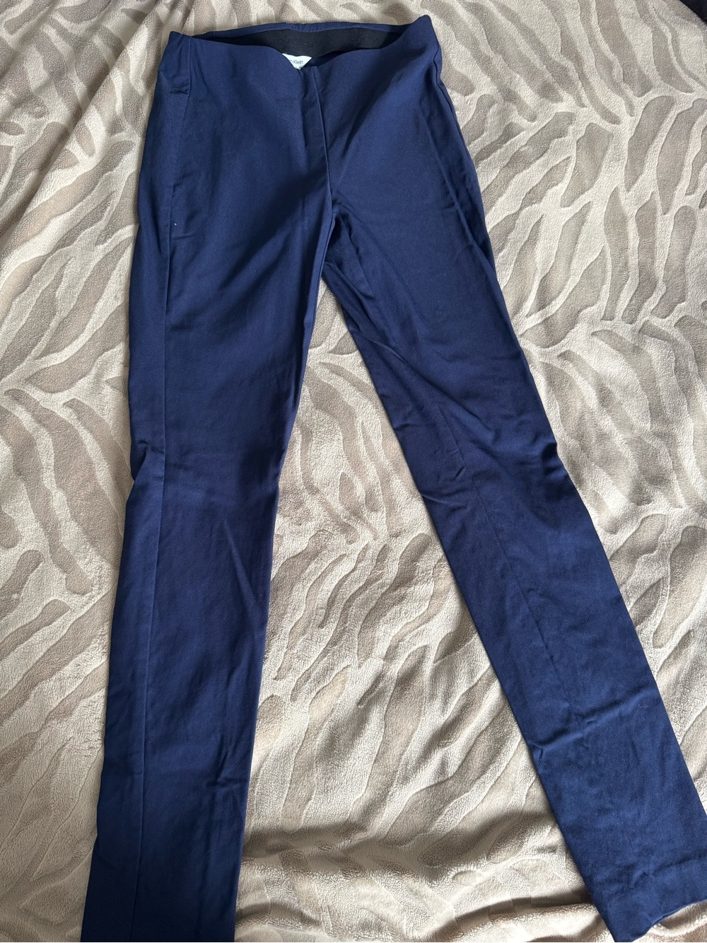 Calvin Klein Navy Skinny Pants for Women